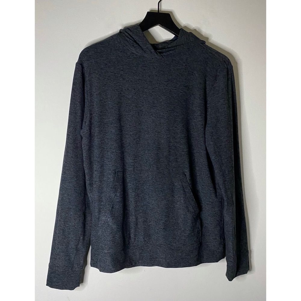 Outdoor Voices Super Soft Hoodie in Heathered Black